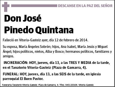 PINEDO QUINTANA,JOSE
