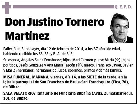 TORNERO MARTINEZ,JUSTINO