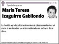 IZAGUIRRE GABILONDO,MARIA TERESA