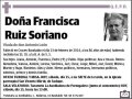 RUIZ SORIANO,FRANCISCA