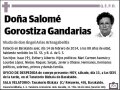 GOROSTIZA GANDARIAS,SALOME