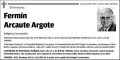ARCAUTE ARGOTE,FERMIN