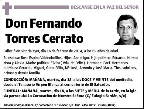 TORRES CERRATO,FERNANDO