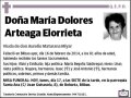 ARTEAGA ELORRIETA,MARIA DOLORES