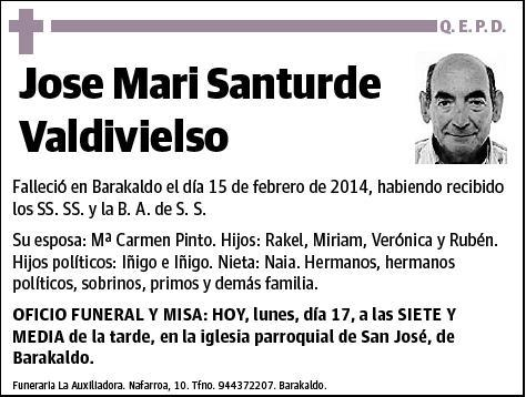 SANTURDE VALDIVIELSO,JOSE MARI
