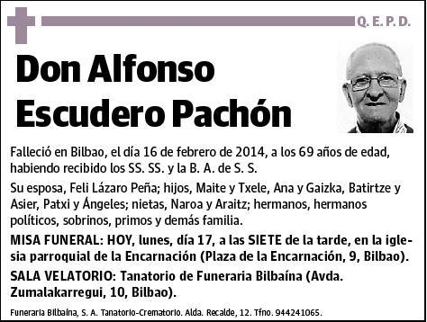 ESCUDERO PACHON,ALFONSO