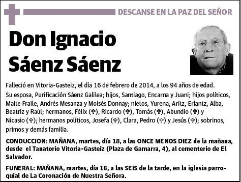 SAENZ SAENZ,IGNACIO