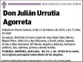 URRUTIA AGORRETA,JULIAN