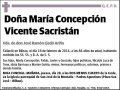 VICENTE SACRISTAN,MARIA CONCEPCION