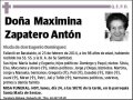 ZAPATERO ANTON,MAXIMINA