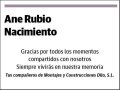 RUBIO NACIMIENTO,ANE