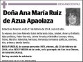RUIZ DE AZUA APAOLAZA,ANA MARIA