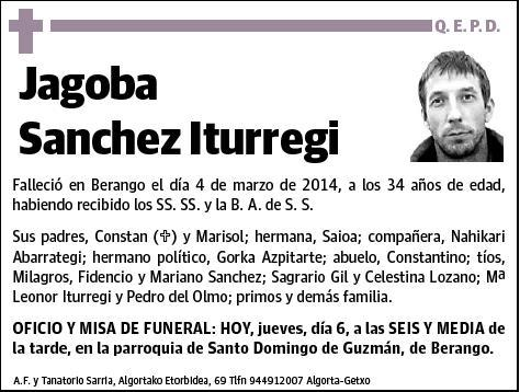 SANCHEZ ITURREGI,JAGOBA