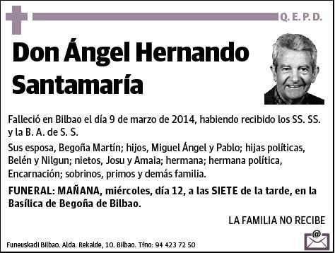 HERNANDO SANTAMARIA,ANGEL