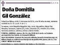 GIL GONZALEZ,DOMITILA