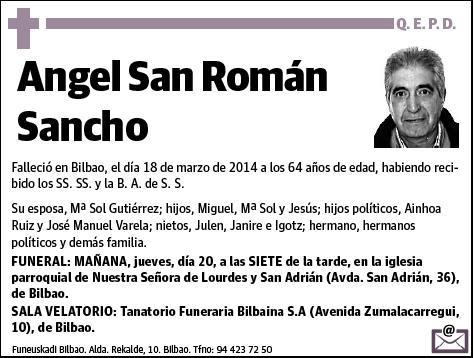 SAN ROMAN SANCHO,ANGEL