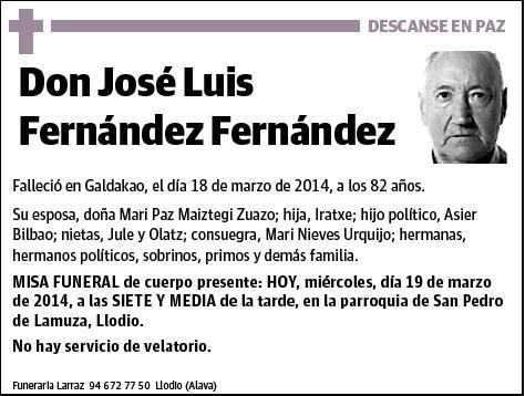 FERNANDEZ FERNANDEZ,JOSE LUIS