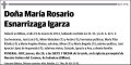 ESNARRIZAGA IGARZA,MARIA ROSARIO