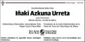 AZKUNA URRETA,IÑAKI