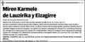 DE LAUZIRIKA Y EIZAGUIRRE,MIREN KARMELE