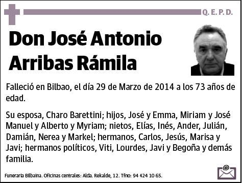ARRIBAS RAMILA,JOSE ANTONIO