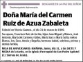 RUIZ DE AZUA ZABALETA,MARIA DEL CARMEN