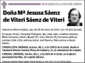SAENZ DE VITERI SAENZ DE VITERI,MARIA JESUSA