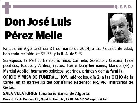 PEREZ MELLE,JOSE LUIS