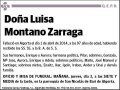 MONTANO ZARRAGA,LUISA