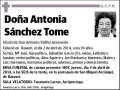SANCHEZ TOME,ANTONIA
