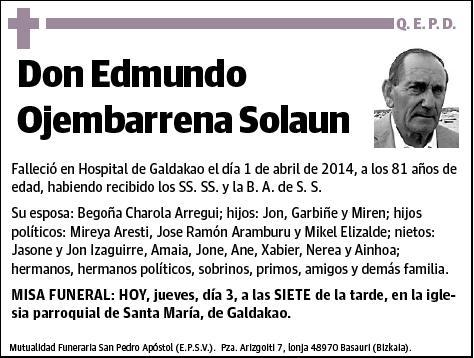 OJEMBARRENA SOLAUN,EDMUNDO