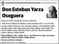 YARZA OSEGUERA,ESTEBAN