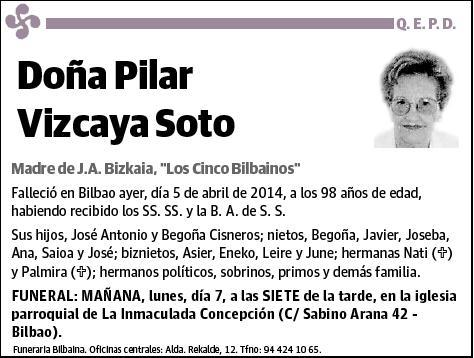 VIZCAYA SOTO,PILAR