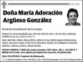 ARGÜESO GONZALEZ,MARIA ADORACION