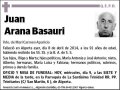 ARANA BASAURI,JUAN