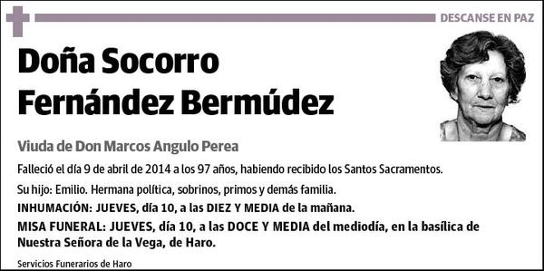 FERNANDEZ BERMUDEZ,SOCORRO