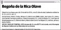 DE LA RICA OLAVE,BEGOÑA