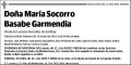 BASABE GARMENDIA,MARIA SOCORRO