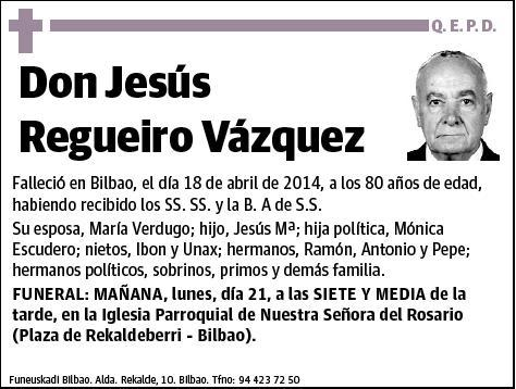 REGUEIRO VAZQUEZ,JESUS