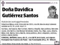 GUTIERREZ SANTOS,DAVIDICA