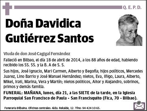 GUTIERREZ SANTOS,DAVIDICA