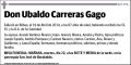 CARRERAS GAGO,UBALDO