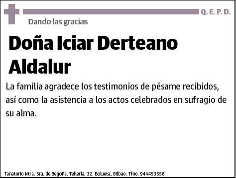 DERTEANO ALDALUR,ICIAR