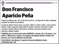 APARICIO PEÑA,FRANCISCO