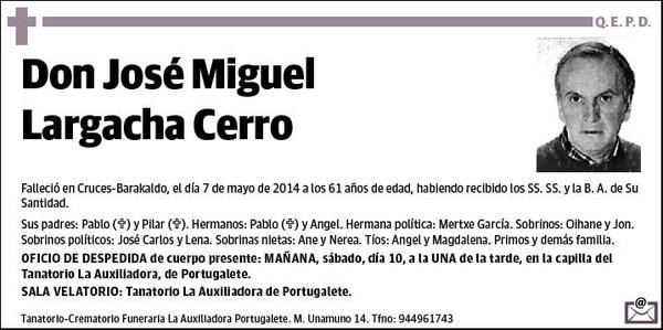 LARGACHA CERRO,JOSE MIGUEL