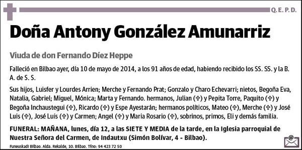 GONZALEZ AMUNARRIZ,ANTONY