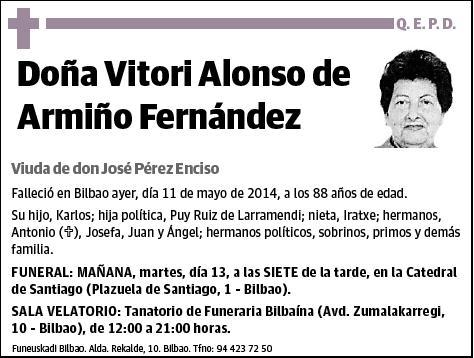 ALONSO DE ARMIÑO FERNANDEZ,VITORI
