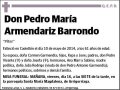 ARMENDARIZ BARRONDO,PEDRO MARIA