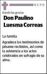 LUESMA CORREAS,PAULINO