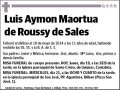 MAORTUA DE ROUSSY DE SALES,LUIS AYMON
